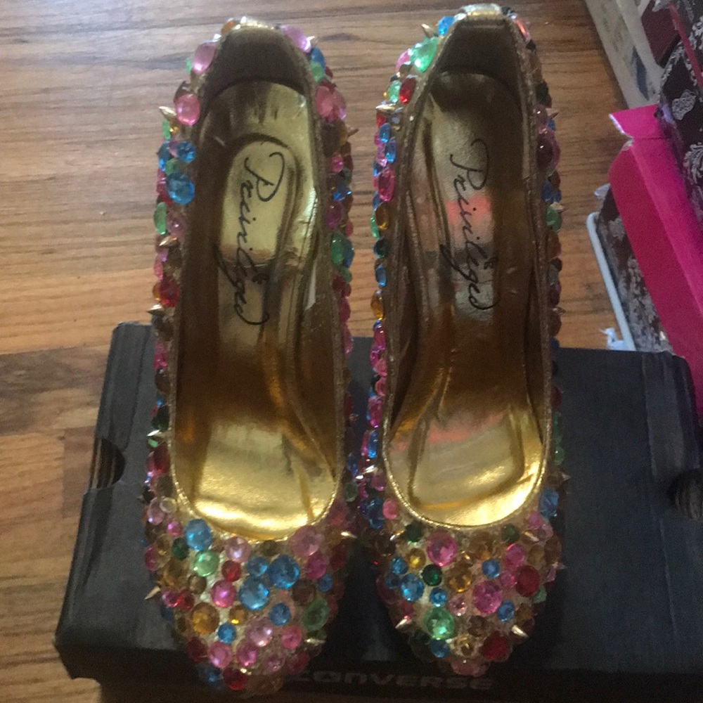 Candy Jem Privileged Heel less wedge